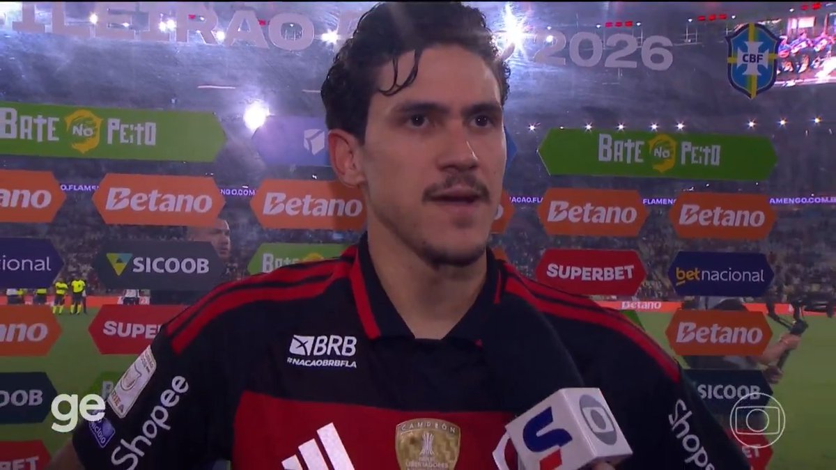“A gente sabe que em se tratando de clássico não pode haver nenhum cochilo, nenhum vacilo.” 🎙️ Pedro, após Flamengo 2x2 Vasco. 🎥 TV Globo | ge
