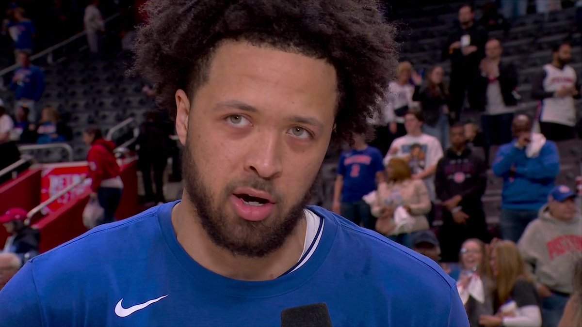 "We've grown a lot because of this series. ... We're ready to get to the second round and continue business." Cade Cunningham has his eyes set on the ultimate goal 🏆👀