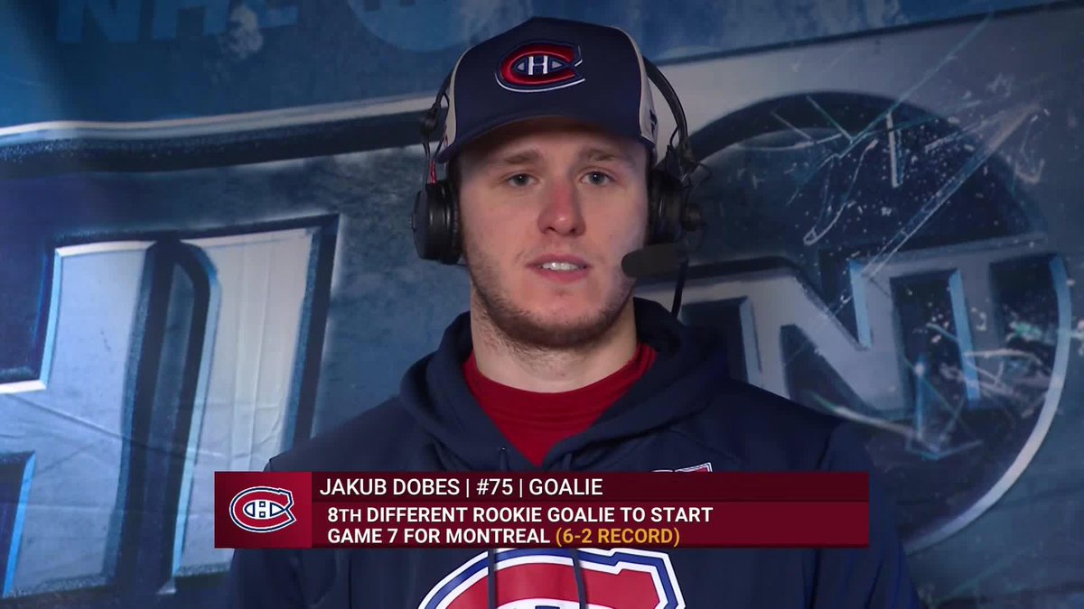 Jakub Dobeš talked to the panel after his AMAZING Game 7 performance 👏🔥 "I feel like every game I played this year was kind of like a Game 7... I was playing for my life" 😤 Also got a shaving cream pie after 😂