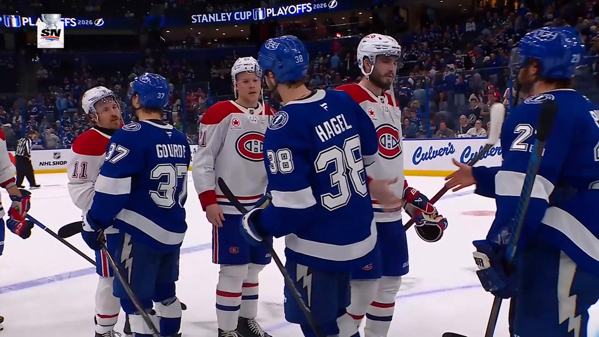 What a #Game7. What a series. #StanleyCup Wrapped up with the ultimate sign of respect 🤝 #HockeyHandshakes