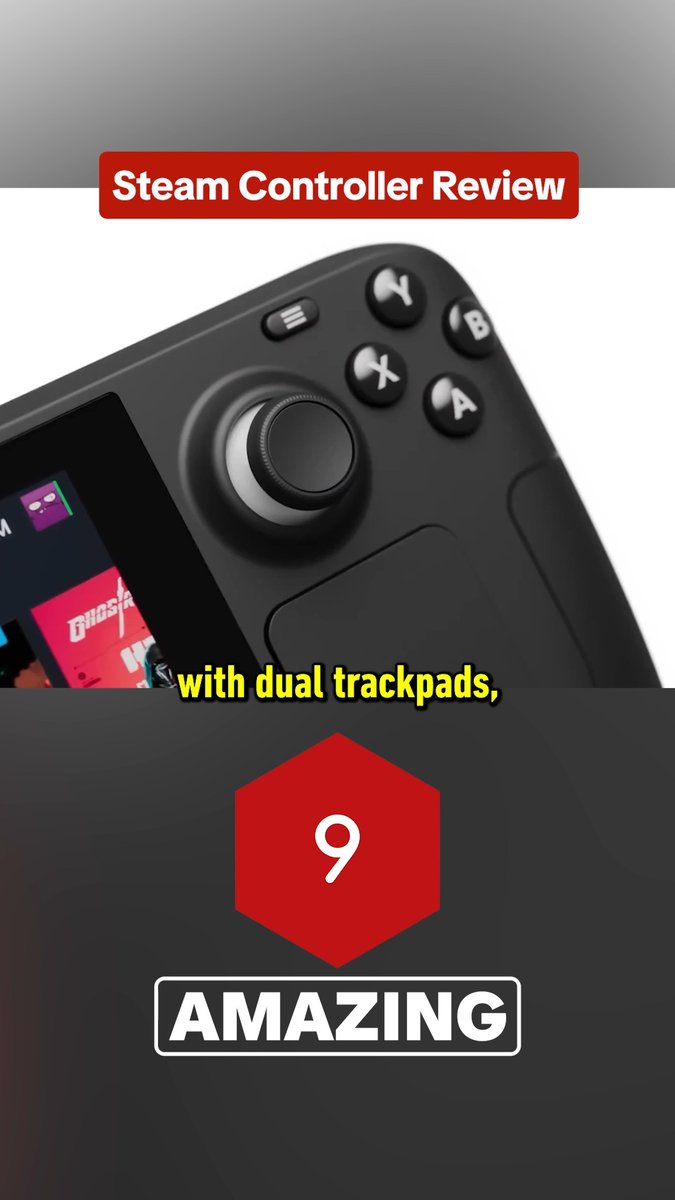 The Steam Controller is amazing: