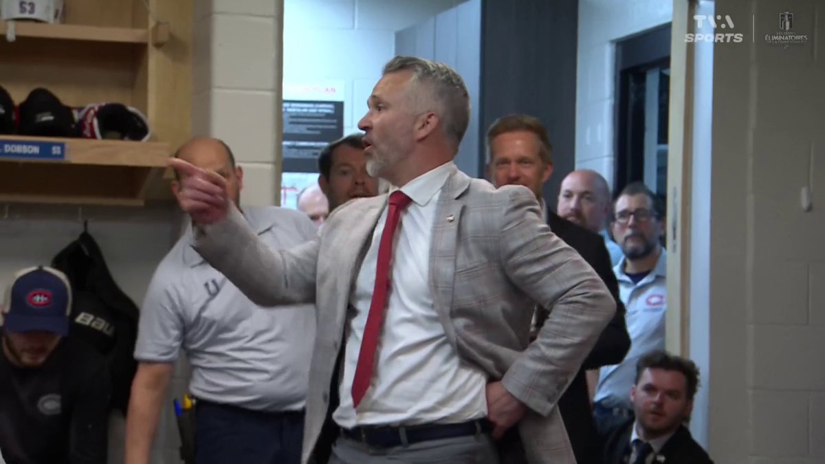 Martin St-Louis et le vestiaire du CH étaient EN FEU!