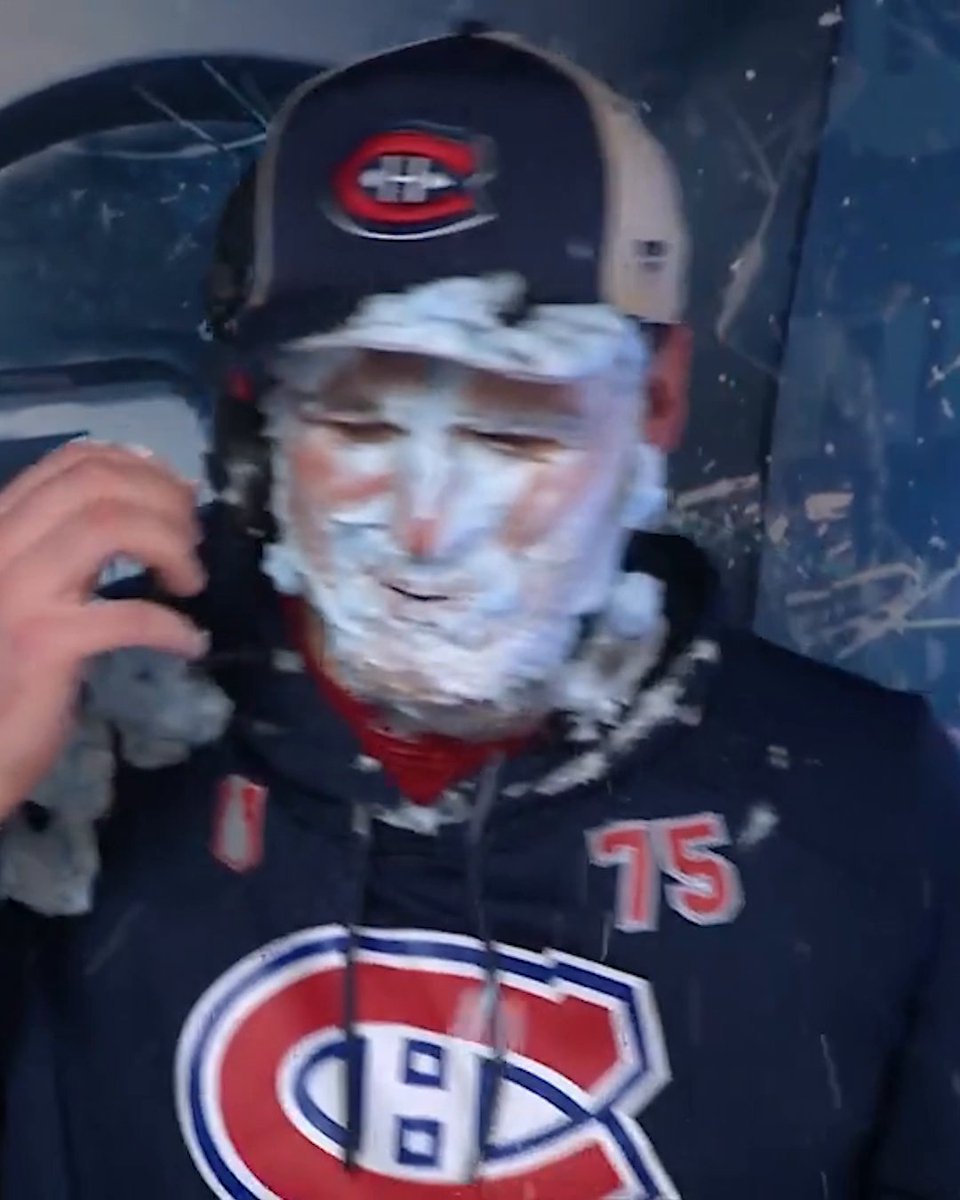 Even after a series-winning victory, Jakub Dobes isn't safe from being pranked 😆 #StanleyCup