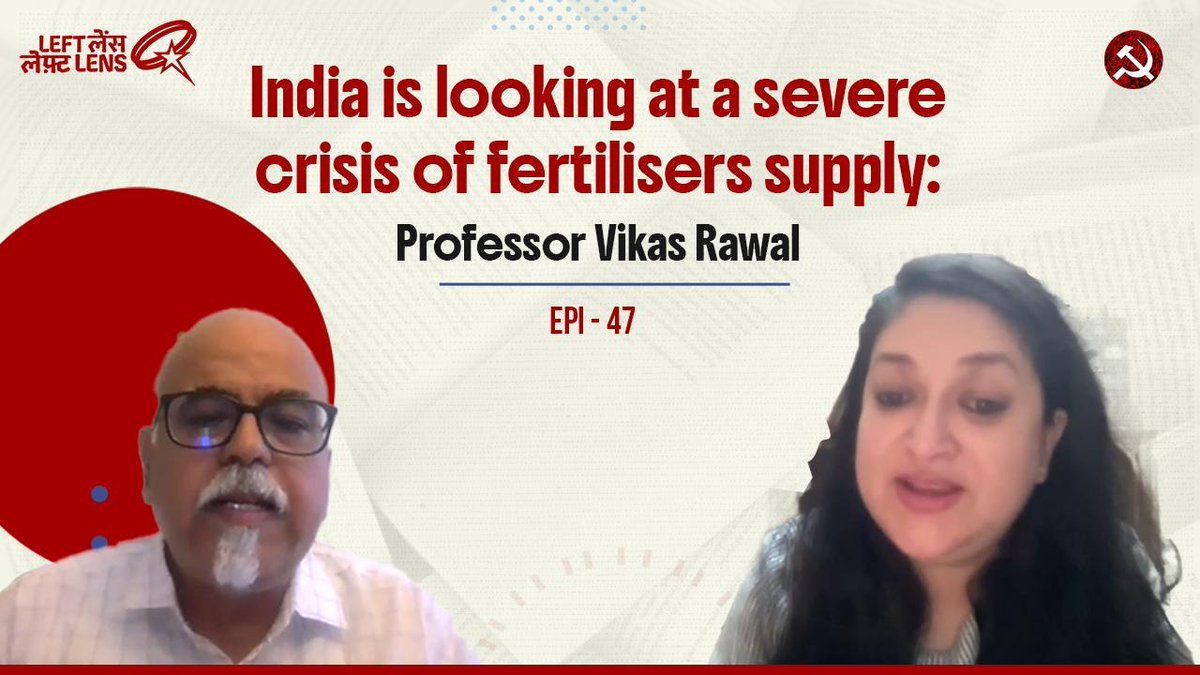 India is looking at a severe crisis of fertilizers supply: Professor Vikas Rawal
