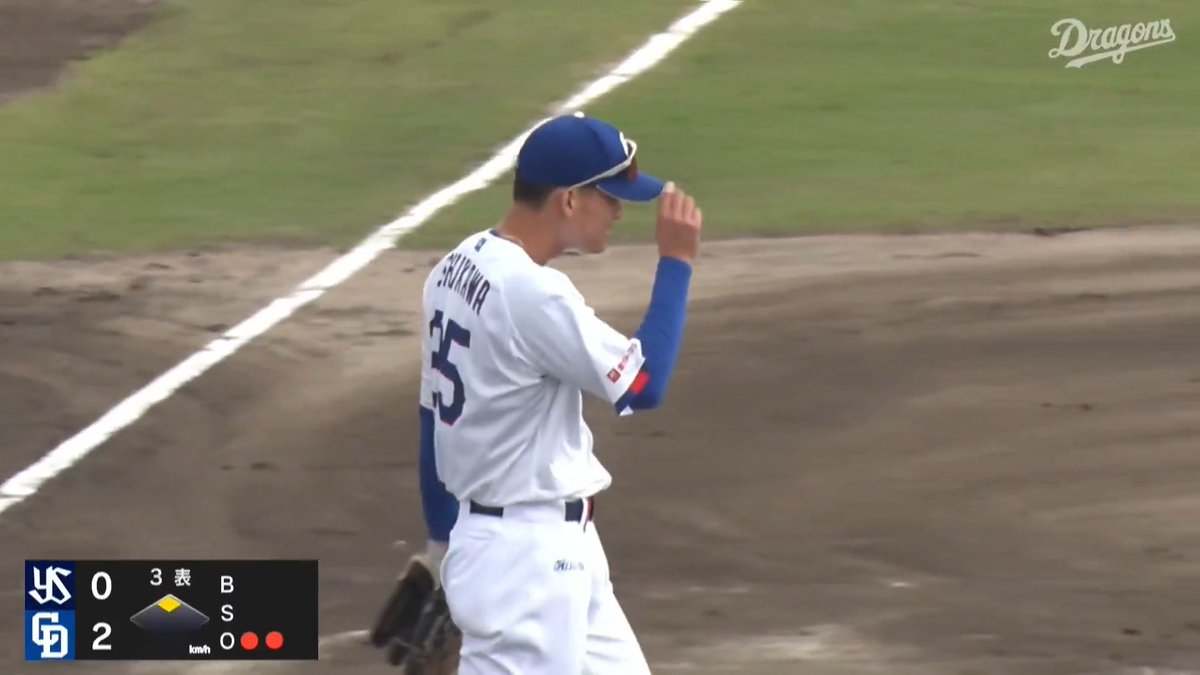 華麗なグラブ捌き 俊足を悠々アウトに 石川昂弥 逆シングルからの好送球 ⚾️中日×ヤクルト（ファーム） #イージースポーツ #dragons #だったらDAZN