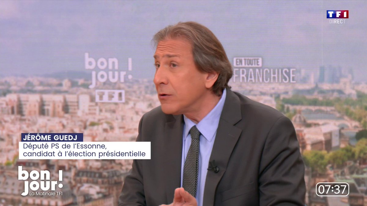 🔴🗣️ Jean-Luc Mélenchon "a eu, hier, cette phrase incidente qui m'a beaucoup heurté (...) Dans cette minoration de la menace que représente le RN, je trouve qu'il y a une faute politique" : Jérôme Guedj 📺 #EnTouteFranchise avec Adrien Gindre