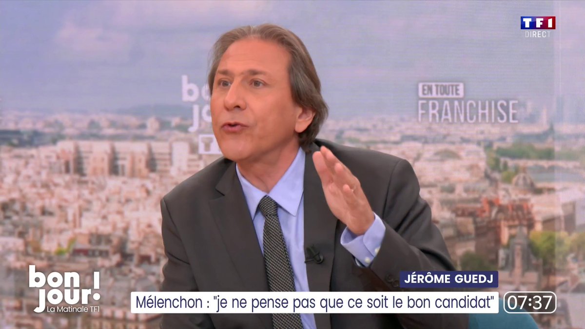 🔴🗣️ "Si J.-L. Mélenchon se qualifie au 2e tour de l'élection présidentielle, alors c'est la certitude de la victoire du RN. C'est donc toute notre responsabilité, construire une alternative. C'est pour ça que je suis candidat" : Jérôme Guedj 📺 #EnTouteFranchise avec Adrien Gindre