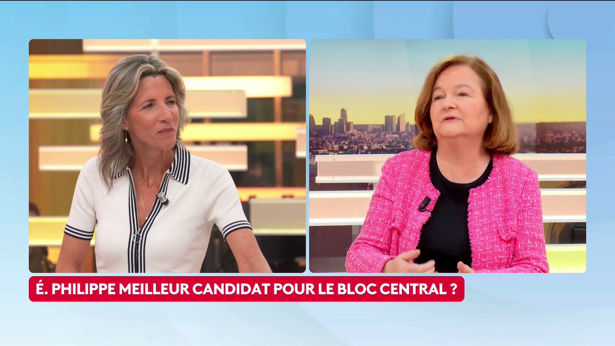 🔴 🗣 Présidentielle 2027 : "[Édouard Philippe] est le seul qui gagne au deuxième tour face au Rassemblement National - que ce soit Marine Le Pen ou Jordan Bardella - et sûrement pas Jean-Luc Mélenchon", avance Nathalie Loiseau, secrétaire nationale du parti Horizons. #canal16