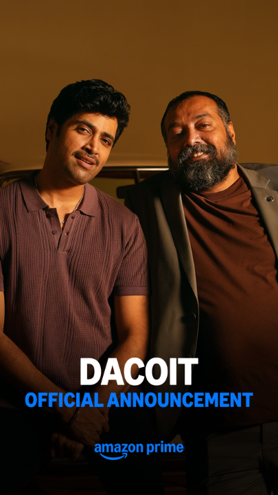 Tea is spilled 😳☕️ #DacoitOnPrime, May 8 ⏯️ in Telugu, Tamil, Kannada, Malayalam Adivi Sesh Mrunal Thakur Anurag Kashyap #SupriyaYarlagadda Shaneil Deo #ZaynMarieKhan sai kamakshi bhaskarla atul kulkarni #BheemsCeciroleo Abburi Ravi Annapurna Studios Suniel Narang #SSCreations Sony Music India