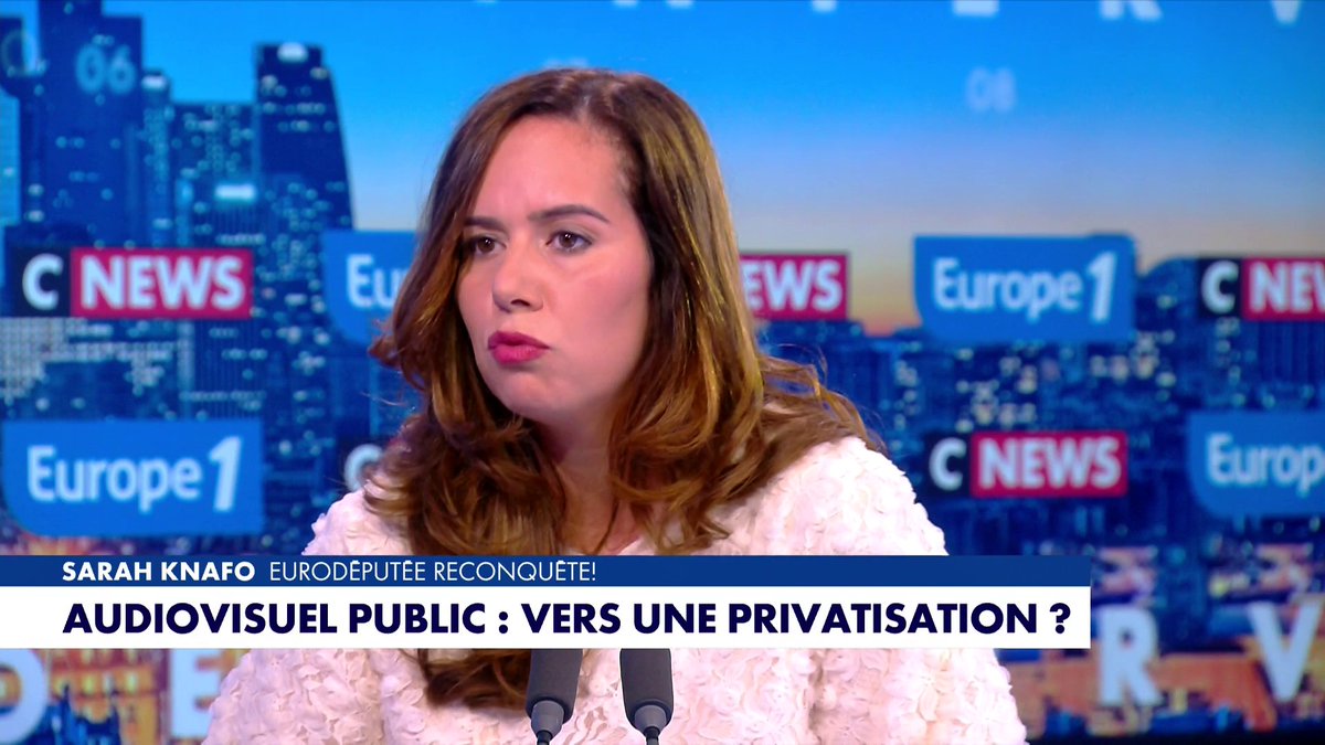 Sarah Knafo, eurodéputée Reconquête! : «Le rôle de l’Etat français n’est pas de financer Taratata et Fort Boyard», dans #LaGrandeInterview Toute l'info est à retrouver sur