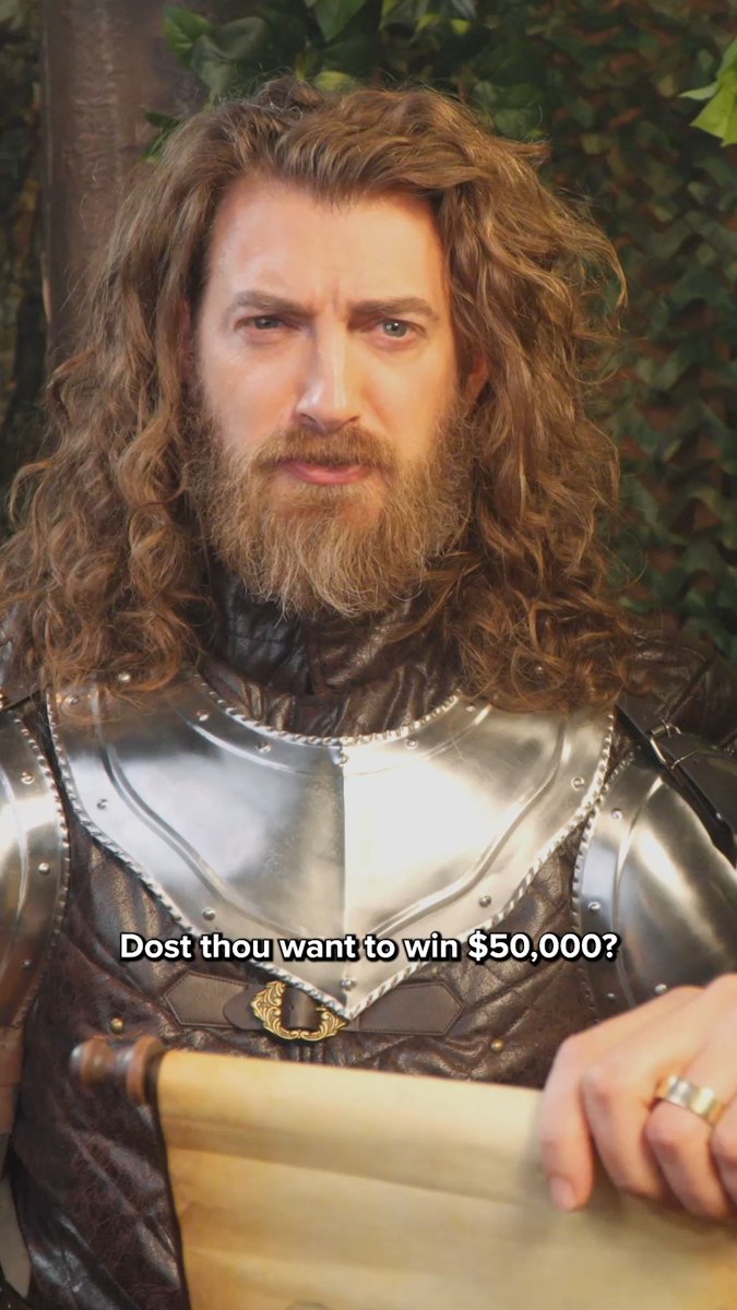 "You can do it, put your nether regions into it. 🗡️ The 2026 Golden Tee of Mythicality is here — and we’re giving away $50K in RICHES! Grab your Golden Tee of Mythicality at for your chance to unbox great riches! ✨ Our Golden Tee winner will receive a $30,000 The Silver Tee winner will receive $15,000 The Bronze Tee winner will receive $5,000 No purchase necessary; void where prohibited. Must be legal resident of US or Canada, 18 years or older. No purchase necessary to enter or win. Sweepstakes runs from May 4 12:00am PDT to May 8, 2026 11:59pm PDT, terms and conditions apply, void where prohibited, visit for Official Rules."