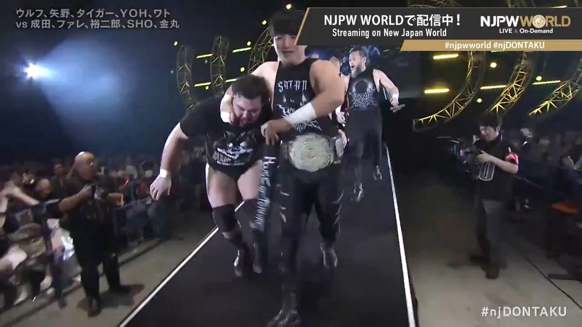 🎆レスリングどんたく 2026🎆 昨夜、NEVER王座に挑戦表明したウルフをH.O.Tが奇襲💥 🆚 新日本本隊🦁 × HOUSE OF TORTURE😈 視聴&登録⏩「NJPW WORLD」で検索📱 #njpwworld #njDONTAKU
