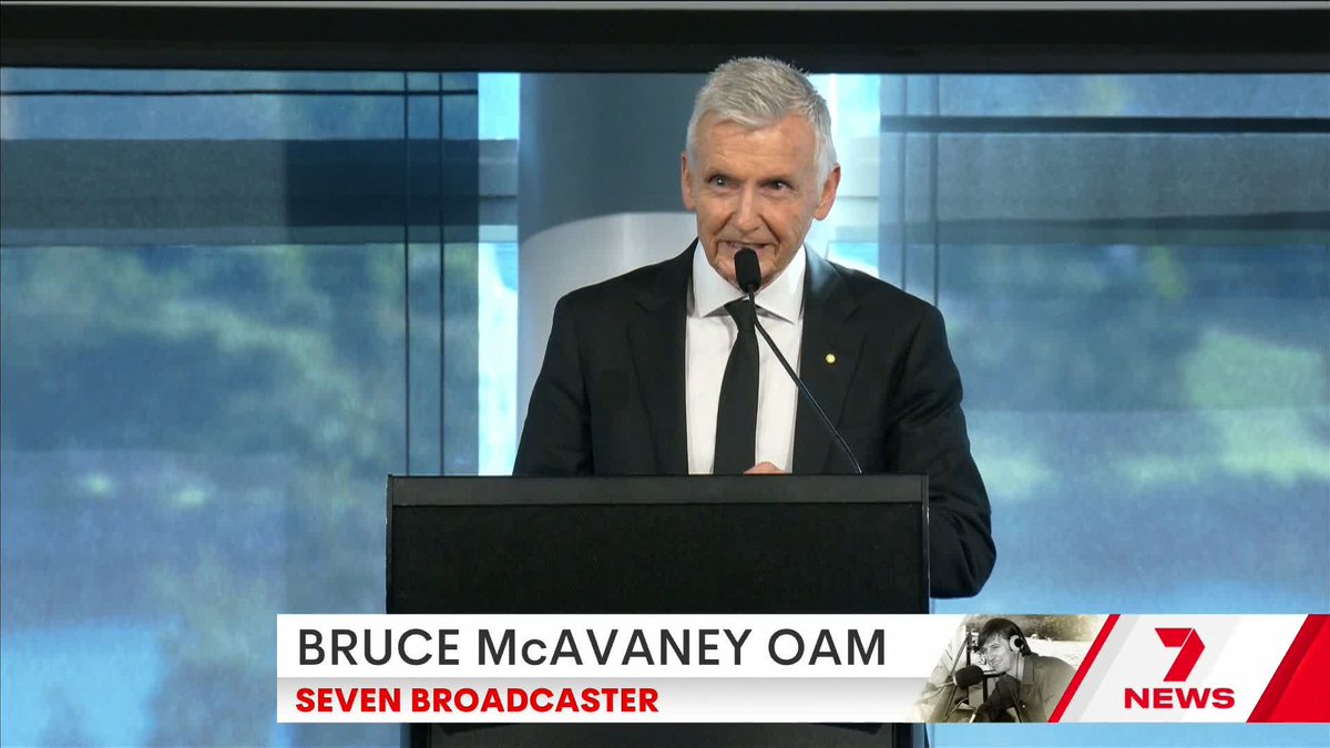 Bruce McAvaney's full speech at Dennis Cometti's state memorial service ❤️