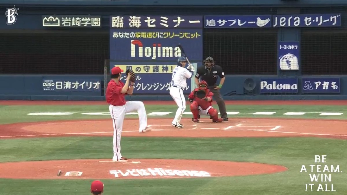 #佐野恵太 選手のツーベース、続く #山本祐大 選手がヒットで繋ぎ、#勝又温史 選手の内野ゴロの間に1点返す🌟 2回裏 DB 1 - 4 C #baystars