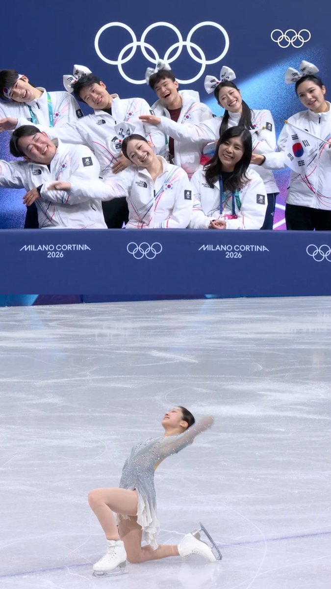 👍👏👈🫵😆 보고있는 것만으로도 미소가 지어지는 💕 #밀라노코르티나2026 #피겨스케이팅
