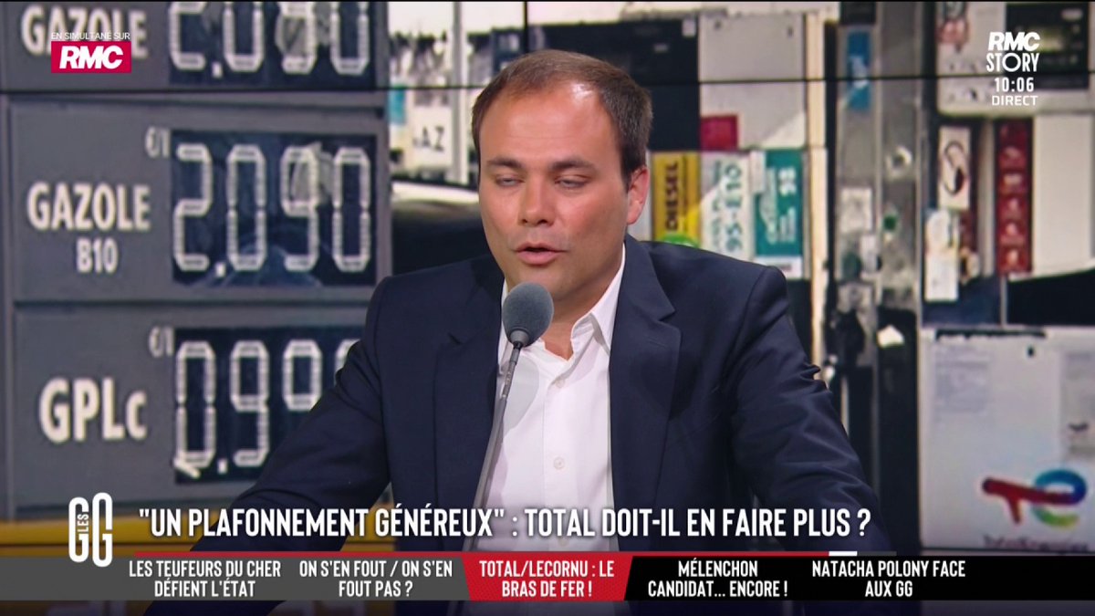 ⛽ Crise du pétrole : Total doit-il en faire plus ? 🗣️ Charles Consigny : "Total se montre patriote dans cette crise. Je ne suis pas sûr que leur demander de faire plus soit la bonne solution. Depuis le début de cette histoire, Sébastien Lecornu fait beaucoup de politique."