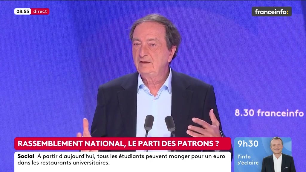 🔴 Le RN et LFI ➡️ "Je me garde bien d'aller m'associer à un courant politique [...] Il y a des thèmes évoqués par J. Bardella et JL. Mélenchon qui méritent d'être discutés. Après, ce ne sont pas des partis de gouvernement, justement, ils n'ont pas de projets", dit M. Leclerc