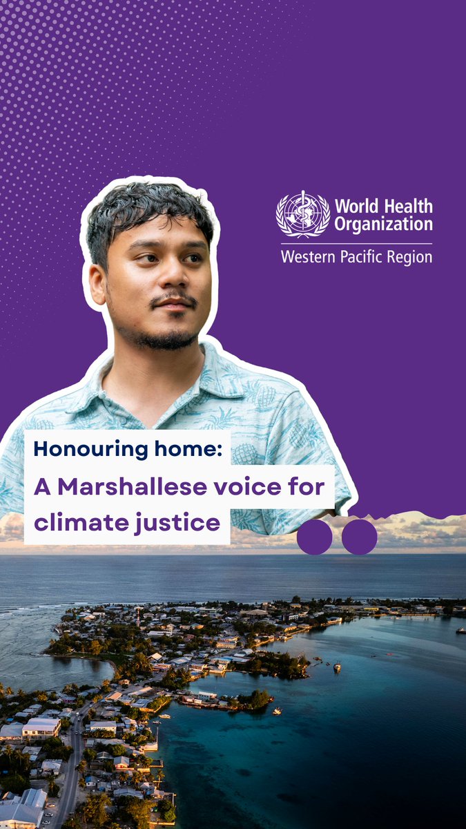 For Jobod Silk, #ClimateChange isn’t distant – it’s personal. In the Marshall Islands, its impact goes beyond rising seas – affecting identity, culture and #MentalHealth. Learn how Jobod is turning uncertainty into action. Watch the video 👇