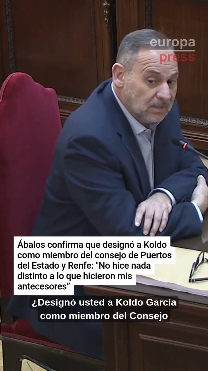 Ábalos confirma que designó a Koldo como miembro del consejo de Puertos del Estado y Renfe: "No hice nada distinto a lo que hicieron mis antecesores. Todos mis asesores estaban en consejos de administración y no iba a ser este una excepción"