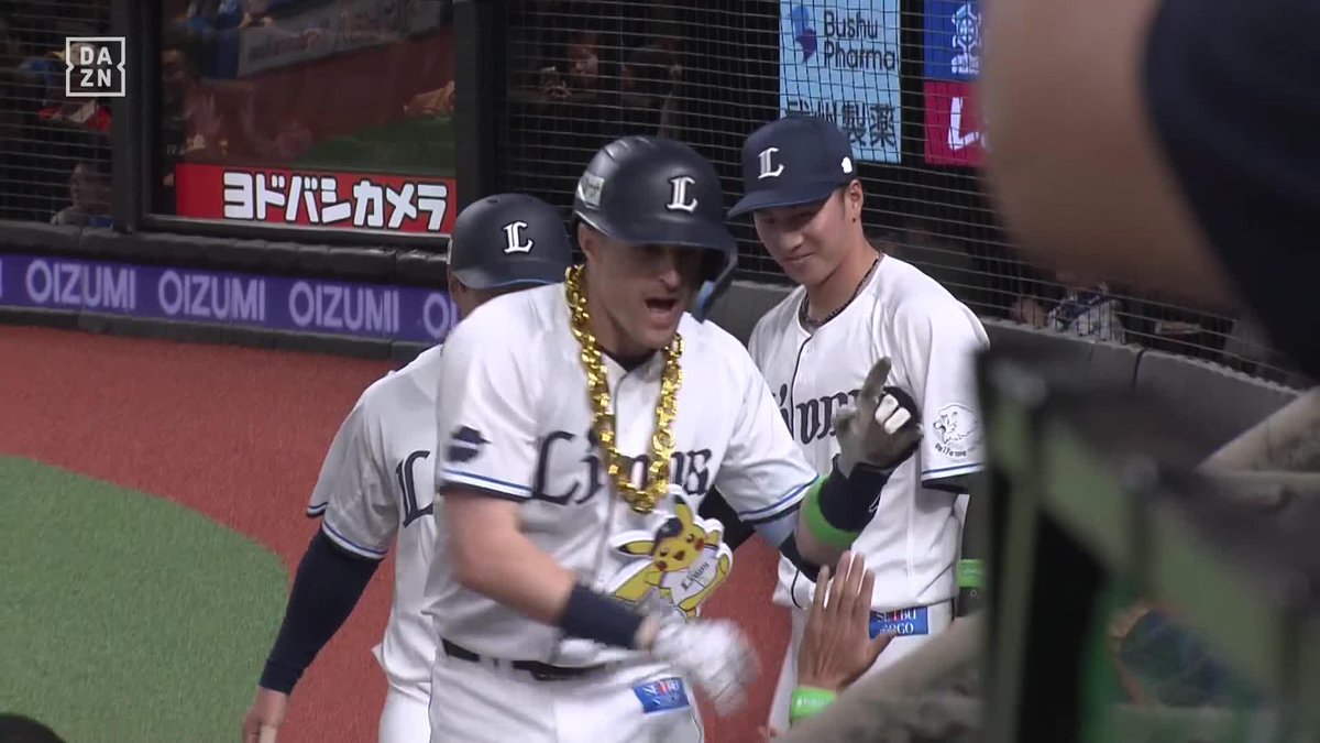 タイラーの系譜 あっという間にレフトへ ネビン 復帰4戦目で第2号ホームラン ⚾️西武×ソフトバンク #seibulions #だったらDAZN