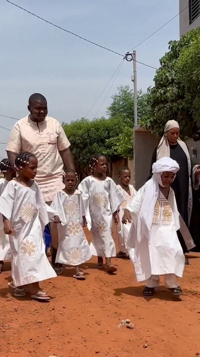 Happy birthday to the Cisse nonuplets, who turn five today! 🥳 On 4 May 2021, nine children were born to Halima Cisse (Mali) in the Ain Borja clinic in Casablanca, Morocco. This is the first known incidence of nonpulets surviving birth.