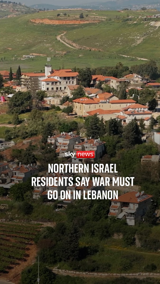 Most people we spoke to in northern Israel say the war with Lebanon is necessary - even as the human cost mounts across the border. Watch the full report from Adam Parsons on YouTube: