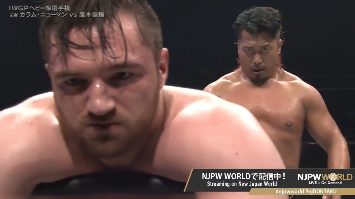 🎆レスリングどんたく 2026🎆 IWGPヘビー級選手権試合‼️ ベルトを手にするのは最年少王者か、ハツラツドラゴンか 🆚 鷹木 信悟(SHINGO TAKAGI) × Callum newman カラム・ニューマン 視聴＆登録⏩「NJPW WORLD」で検索📱 #njpwworld #njDONTAKU