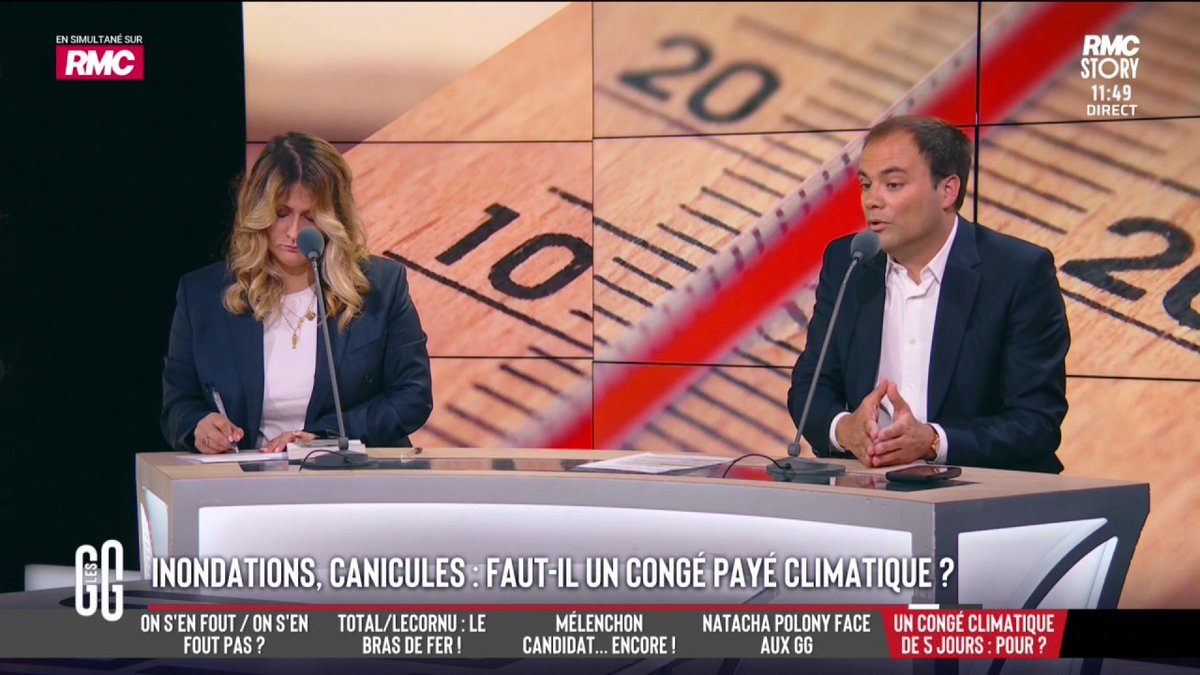🥵 Faut-il un congé payé climatique de 5 jours par an ? 🗣 Charles Consigny : "Je pense que si l'on prend la pente voulue par madame Tondelier, en un an la France est un pays du tiers-monde."