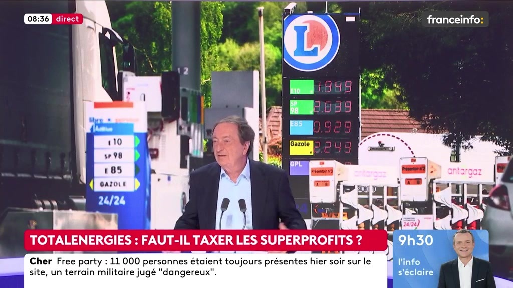 🔴 TotalEnergies doit-il vendre à un meilleur prix ? ➡️ "En tant que fournisseur, on lui a demandé les mêmes tarifs que ceux qu’il fait à son réseau, et il nous a, en riant, envoyés balader", dit Michel-Édouard Leclerc, président d'
