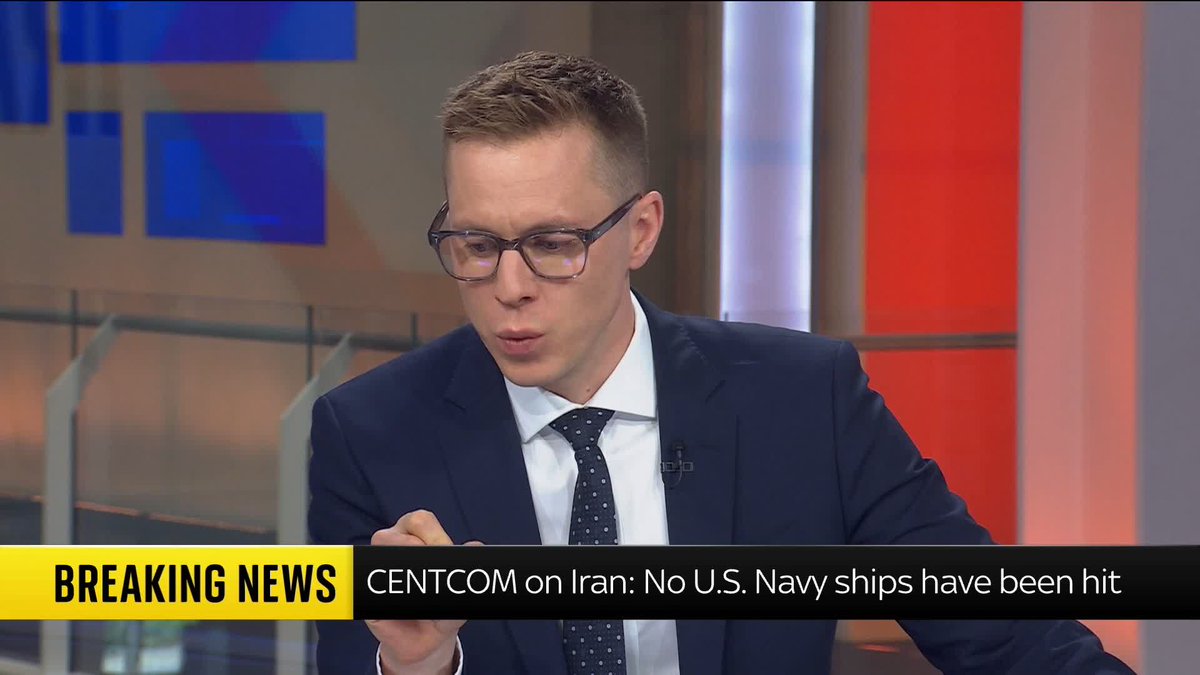 BREAKING: U.S. Central Command says "no U.S. Navy ships have been struck". "U.S forces are supporting Project Freedom and enforcing the naval blockade on Iranian ports," it adds. Latest: 📺 Sky 501 and YouTube
