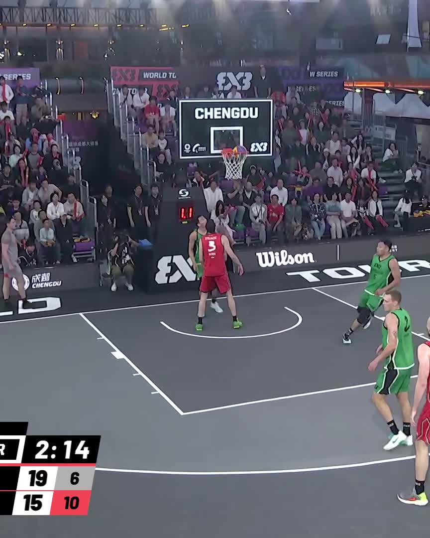 Nauris Miezis 🇱🇻 World Tour's debut with Ulaanbaatar MMC Energy did not dissapoint 🇲🇳❗️ 1️⃣ Top player value 2️⃣nd in the scoring charts #3x3WTChengdu #3x3WT