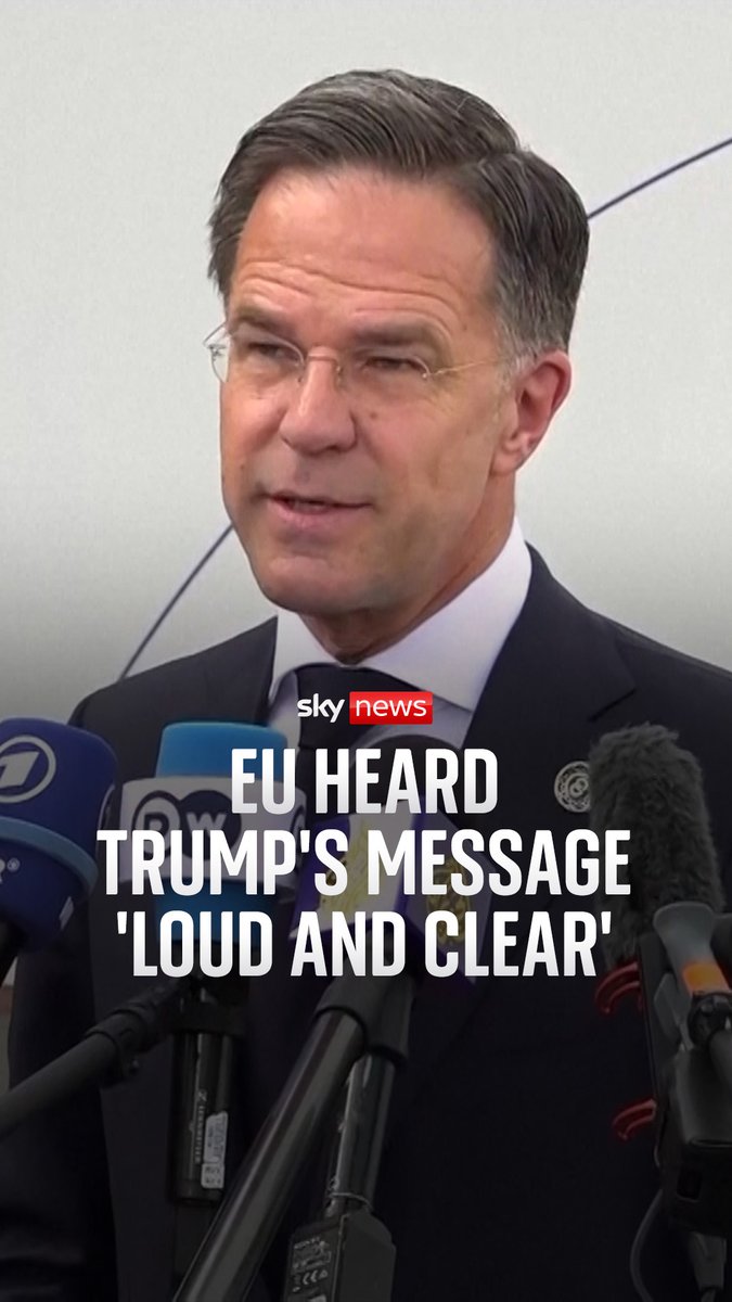 NATO Secretary-General Mark Rutte says there has been some 'disappointment' on the U.S. side when it comes to European reaction to what is happening now in the Middle East. Rutte made the comment as he arrived at the European Political Community summit in Armenia.