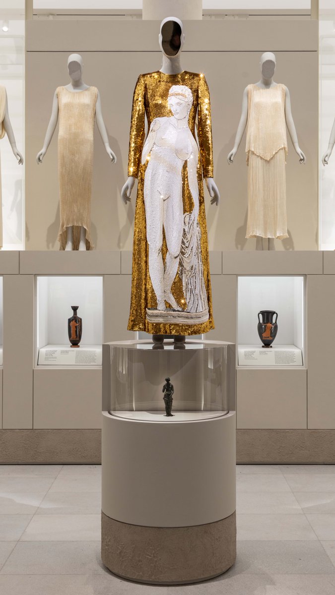 Get a sneak peek of “Costume Art!” This exhibition explores depictions of the dressed body across The Met’s vast collection, pairing garments with artworks to reveal the relationship between clothing and the body across time and cultures. The Met Costume Institute's Spring exhibition opens in new Condé M. Nast galleries on May 10!