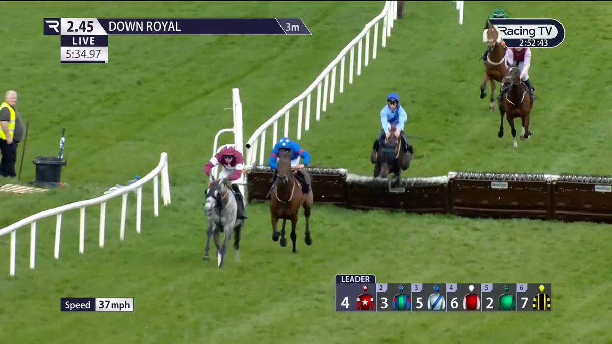 Successive wins for £300,000 purchase He Can't Dance 🕺 A 1-2 for Gordon Elliott in the Pepsi Max Hurdle Down Royal Racecourse with James Smith partnering the winner 🤝