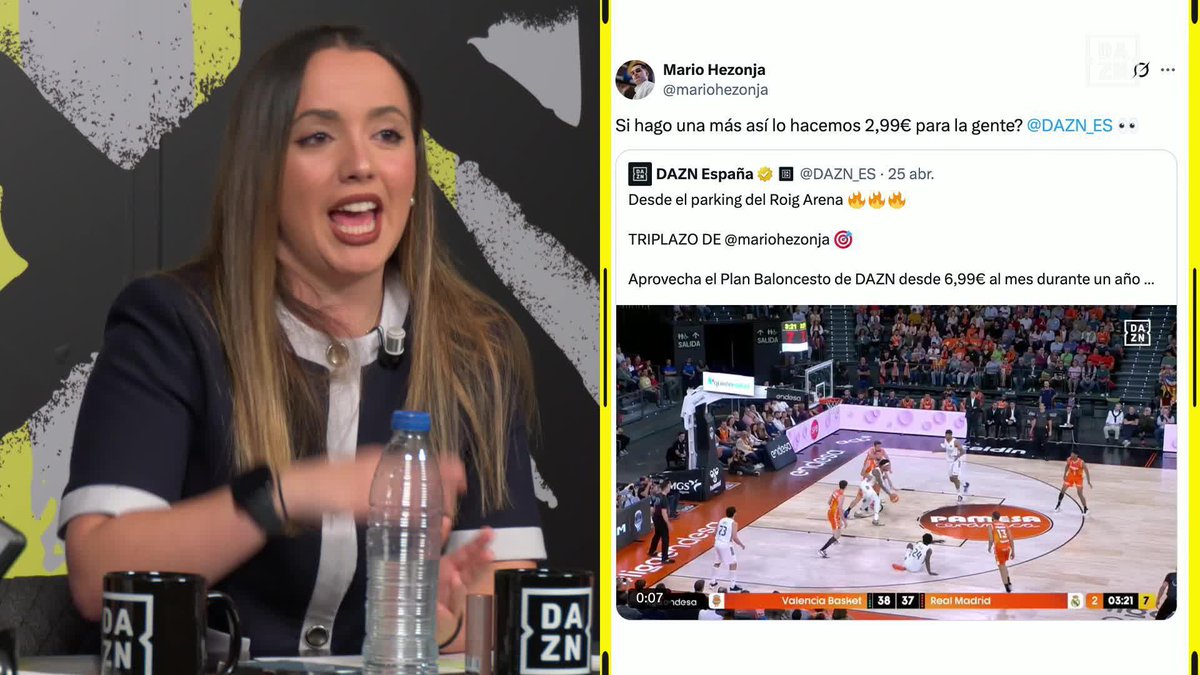 La padreada de Mario Hezonja. El plan baloncesto a 2,99€ a partir del próximo find de semana 🎩🤑👍 Mira #LADAZONETA GRATIS aquí 🔗