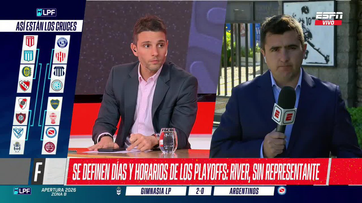 ‼️ PRIMER BOSQUEJO PARA LOS PLAYOFF Atención con la información sobre días y horarios de los partidos eliminatorios del Torneo Apertura. ▶️ Mirá #ESPNF12 en el Plan Premium de #DisneyPlus