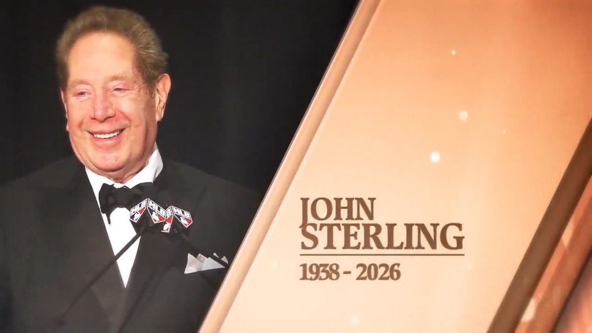 MLB Network mourns the passing of legendary Yankees broadcaster John Sterling.