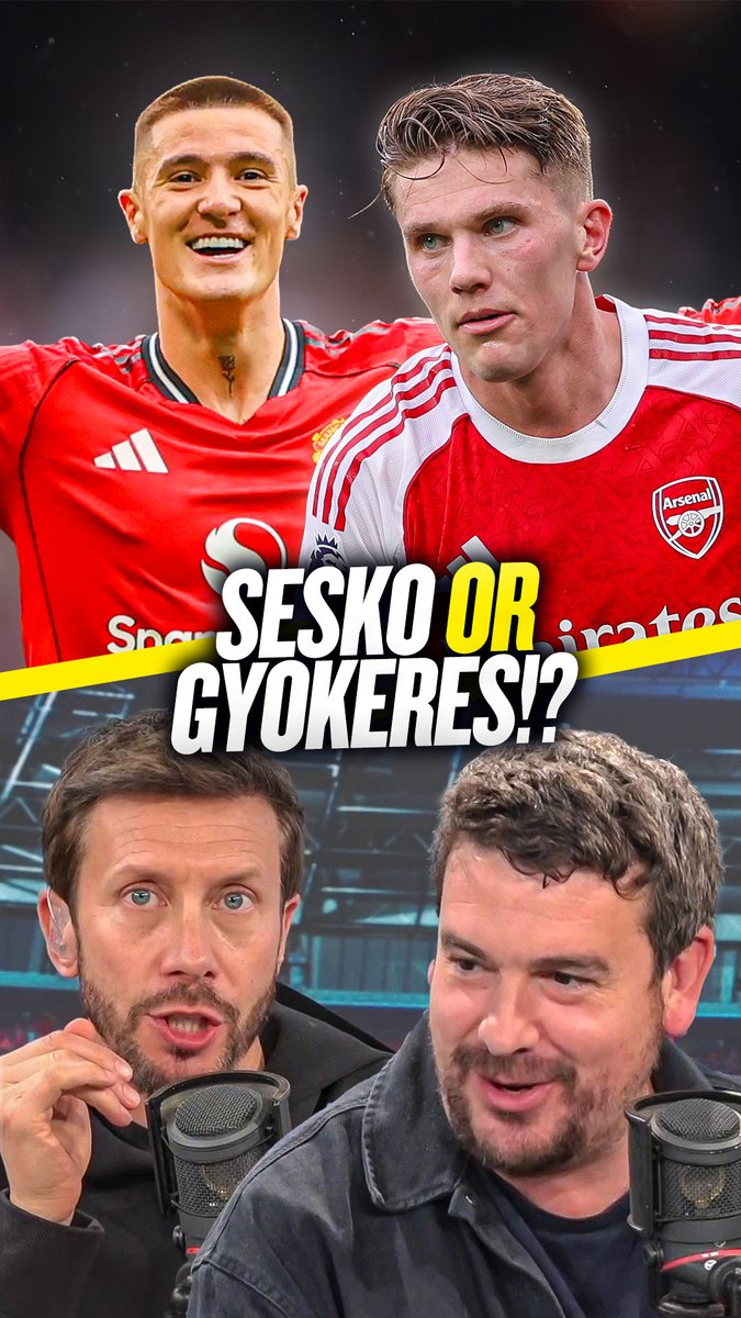 🔥 "Sesko all day... leaner, faster!" 👏 "Sesko's done it against teams competing at the top end of the table, unlike [Gyokeres]" Matterface &amp; Crook insist #MUFC's Sesko has proved to be better than Gyokeres, despite the #AFC striker scoring more goals!
