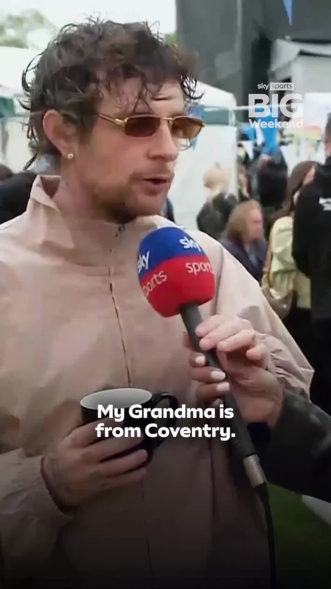 Tom Grennan on his love for Coventry City following their promotion to PL 🗣️🏆