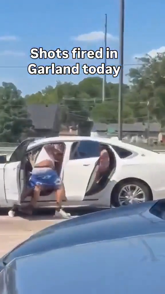A criminal ran from the police in Garland, TX yesterday and crashed his vehicle in the process. He then attempted to carjack the vehicle shown here and the driver, with his family in the car, told them to run whilst he handled the armed criminal. Handle him he did. The driver pulled his concealed carry gun and shot the armed would be carjacker - killing him on the side of the road 🇺🇸 Police have stated they don't expect the father to face any criminal charges. Carry accordingly.... #CityLife #2nd #Garland #FAFO #civilrights #crime #justice #education #learning #texas #2a