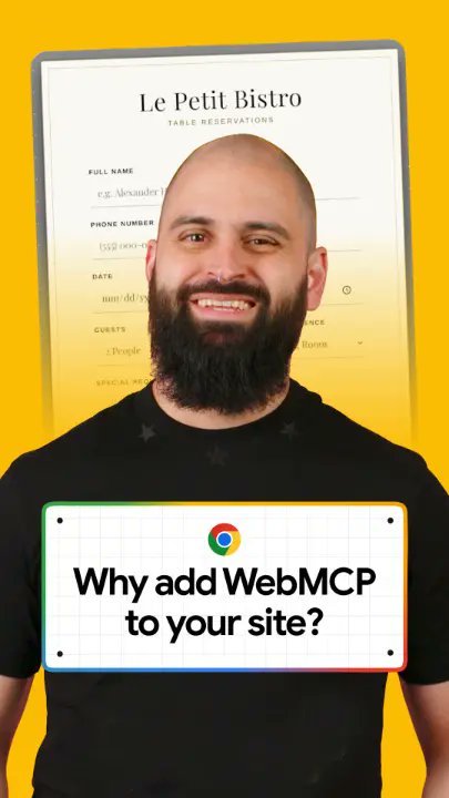 The WebMCP Early Preview is underway → Expose structured data to AI agents defining your capabilities as tools so they no longer have to scrape screens or burn through valuable tokens.
