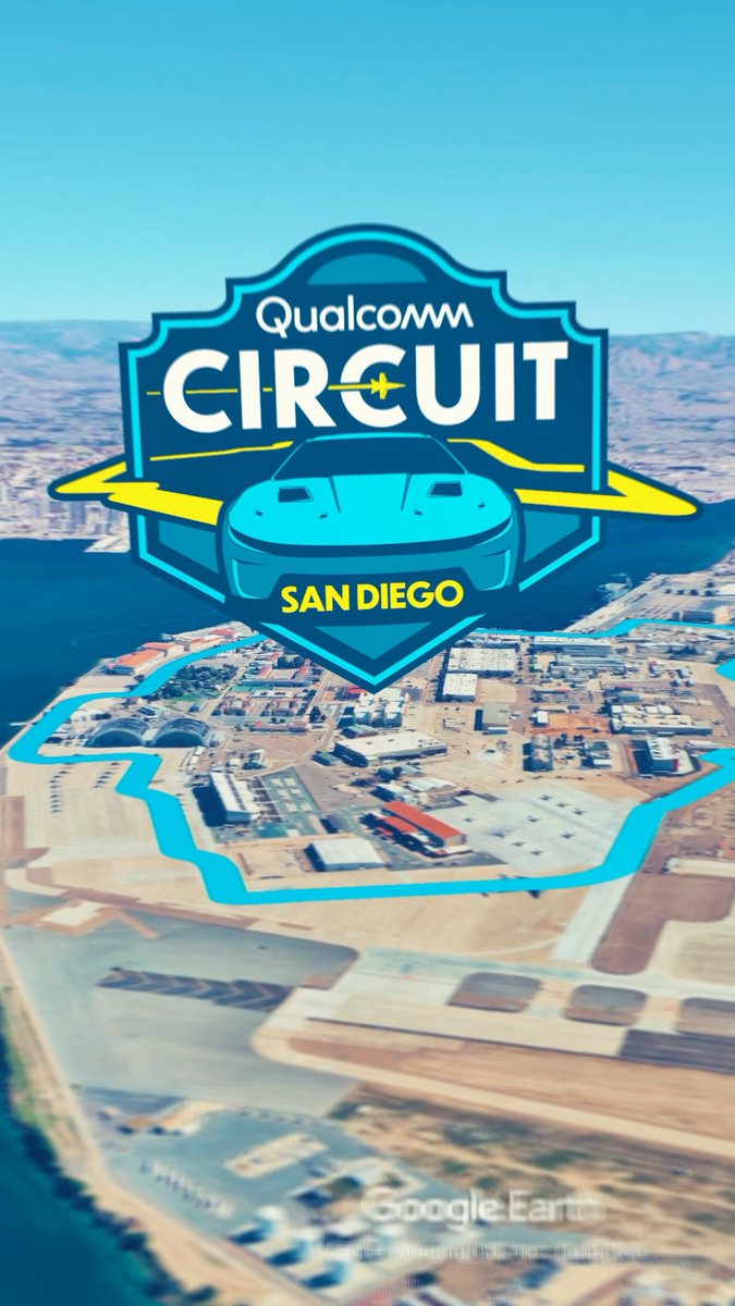 This is the Qualcomm Circuit! Excited to welcome Qualcomm as the Official Circuit Partner of NASCAR San Diego Weekend presented by Anduril.