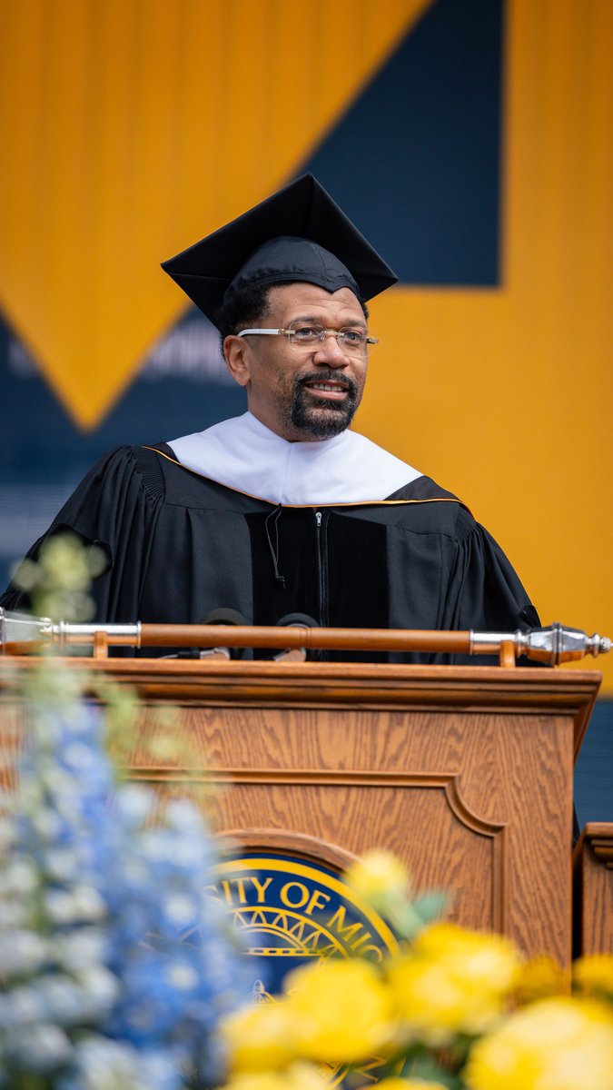 "We wanted to put on a show for the dorm, so South Quad stand up." Before delivering Saturday's Spring Commencement speech, Dr. Jalen Rose recounted Fab Five memories, his favorite places in Ann Arbor, and more in a round of #MaizeOrBlue.