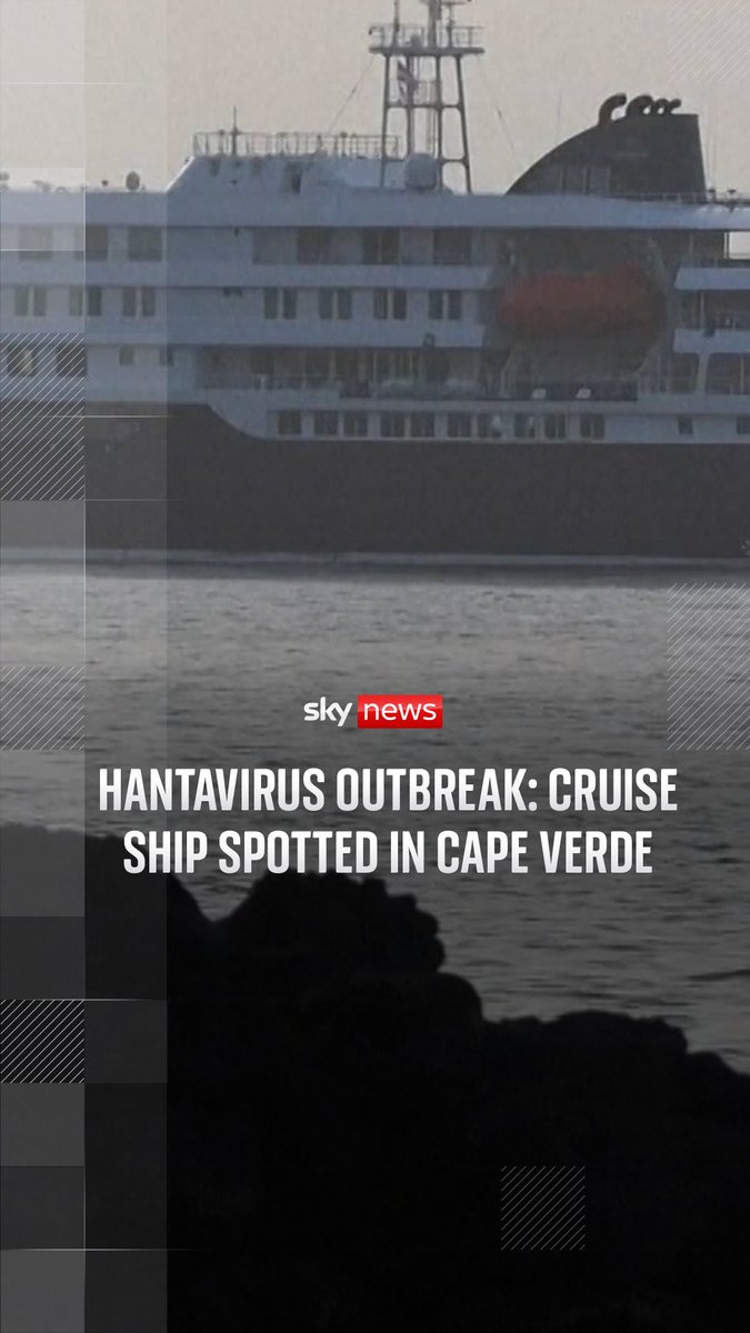 Three people have died after a suspected outbreak of hantavirus on a cruise ship. The ship was seen outside the Port of Praia, the capital of Cape Verde. Live updates:
