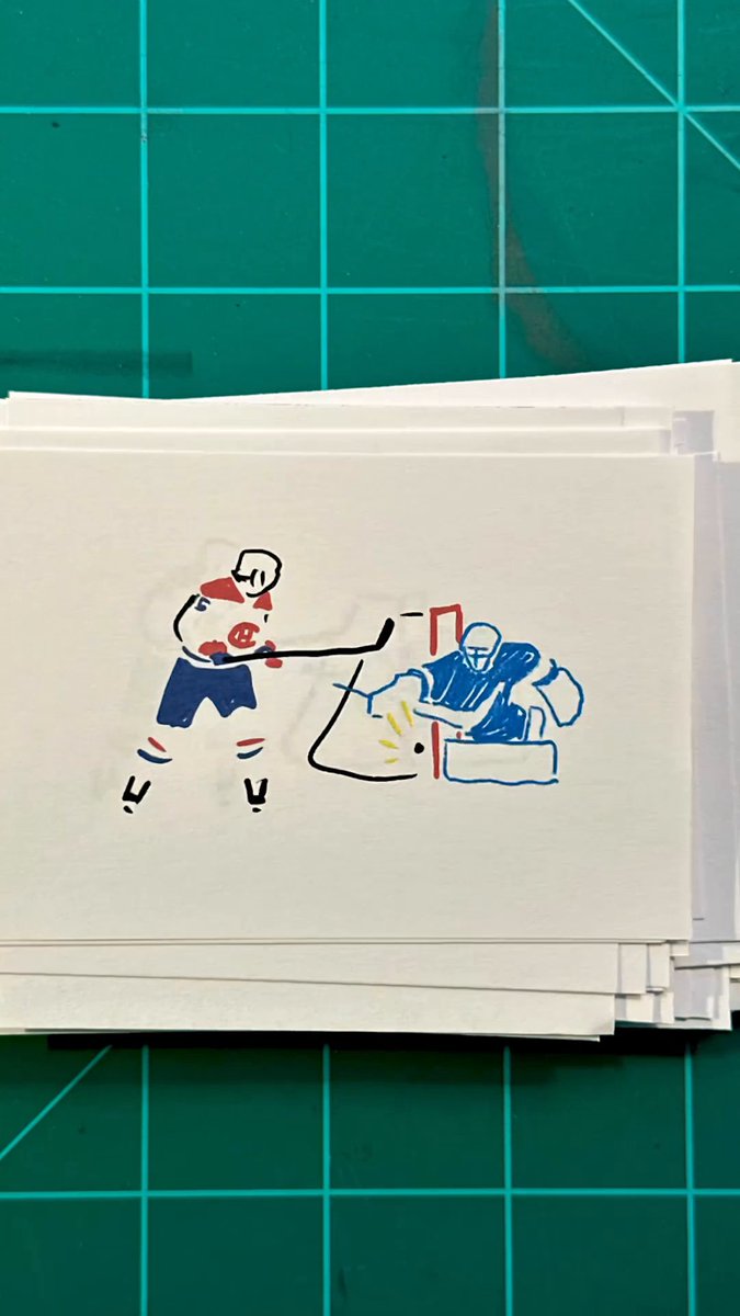 Picture(s) perfect ๐จ #StanleyCup Relive Alex Newhook's series-clinching goal from #Game7 with 154 individual illustrations! (๐จ: Max Burak)