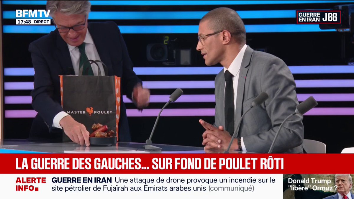 "C’est un sujet sérieux": Karim Bouamrane refuse de goûter du Master Poulet