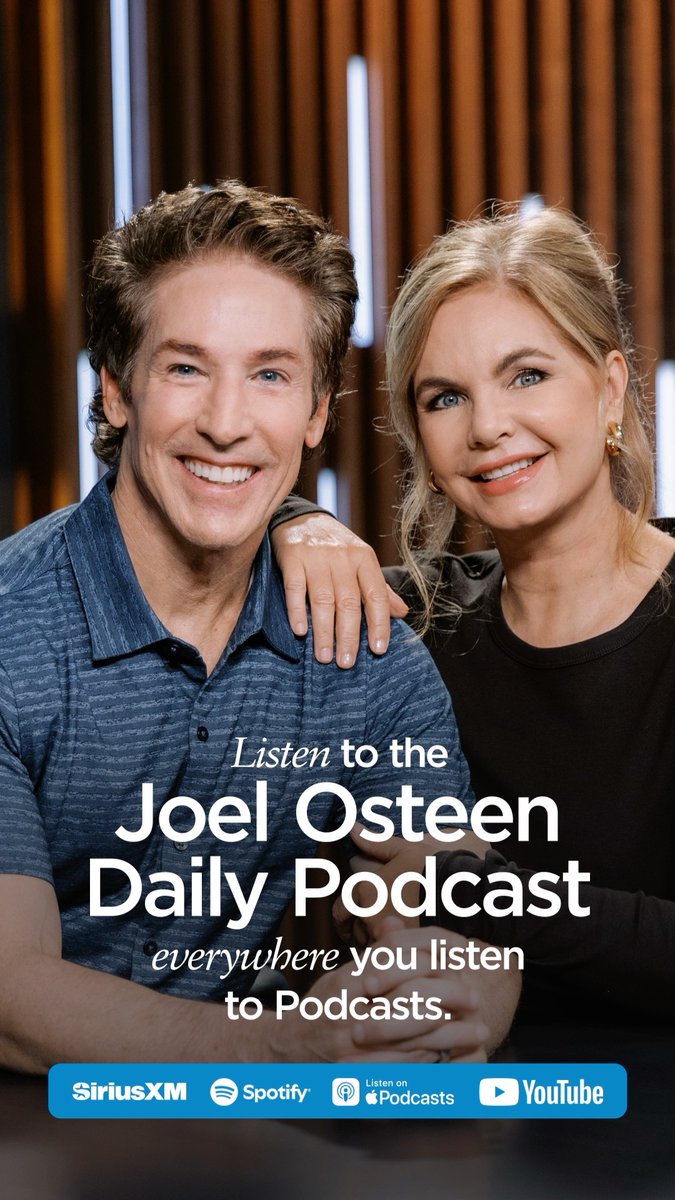 God is going to do some new things in your life. Not what you’ve seen in the past. It’s going to be unusual where you’re not only astounded, but people around you are going to be astounded. Listen to the Joel Osteen Daily Podcast everywhere you listen to podcasts!