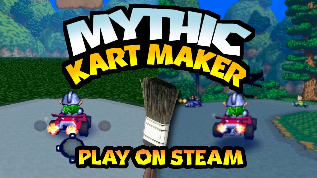 Kart Maker JUST LAUNCHED Build tracks while you drive Tons of official Tracks Race, battle, or time attack instantly Download & share tracks & custom racers 👉 Play on Steam: