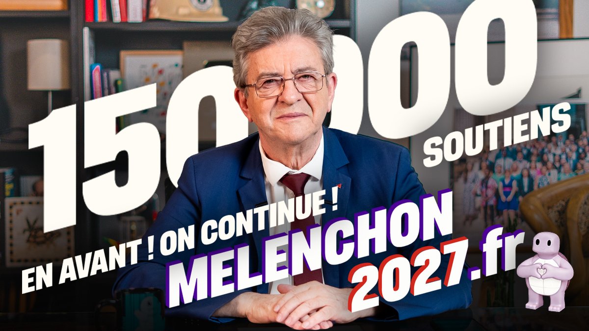 En moins de 24 heures, vous êtes 150 000 à avoir apporté votre soutien à ma candidature ! Vous avez compris ce qu'il se joue. Merci infiniment. Amplifions la dynamique. Continuez à signer et à faire signer pour soutenir ma candidature :