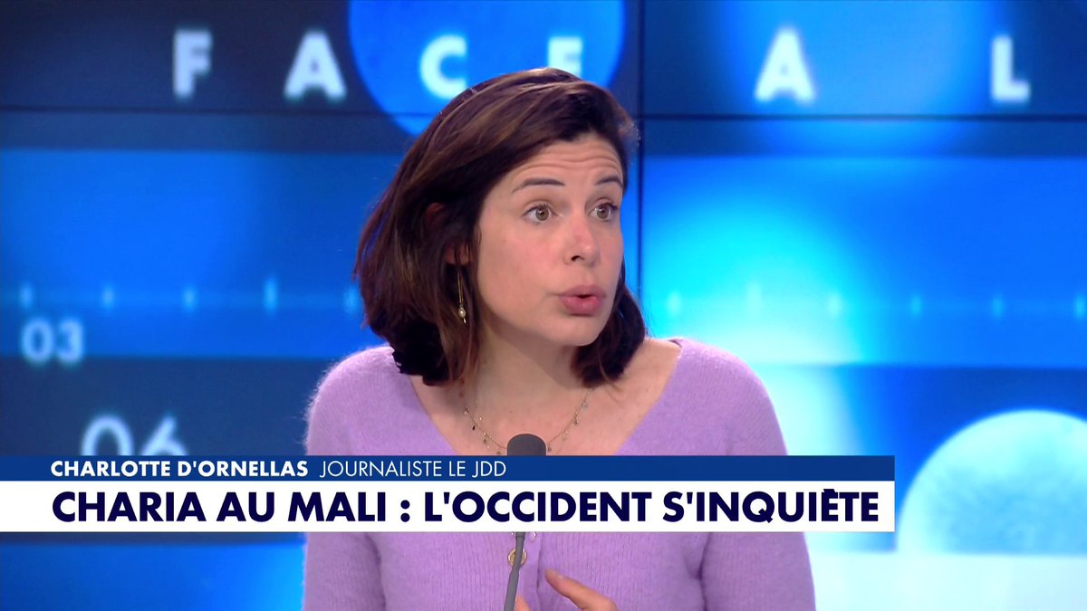 Charlotte d'Ornellas, journaliste au JDD, sur l'application de la charia : «Le mouvement d'islamisation de l'Occident est un mouvement de conquête», dans #Facealinfo Toute l'info est à retrouver sur